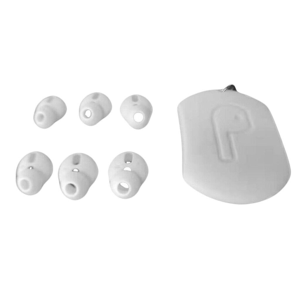 3 Pairs Silicone earplugs   Replacement  for  White