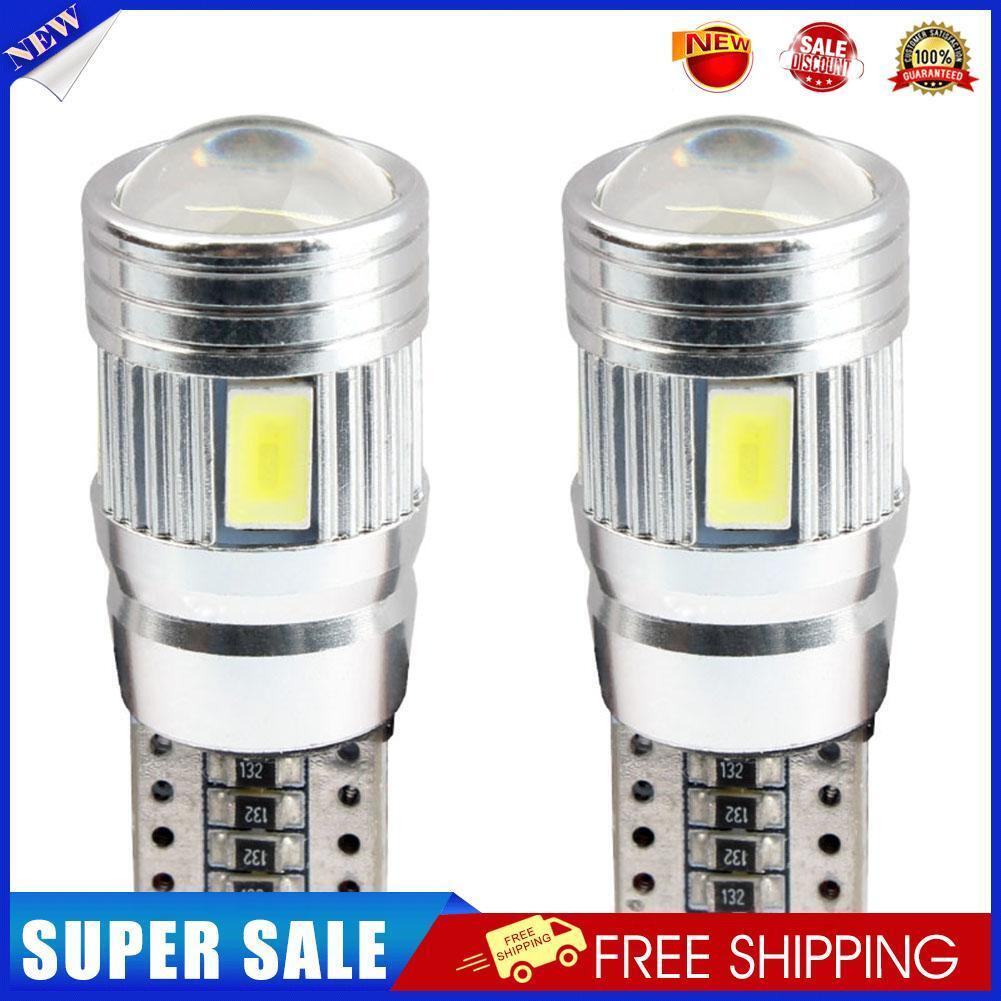 2pcs T10 6SMD 12V Car LED Bulb Auto Vehicle Clearance Lamp Headlight Light