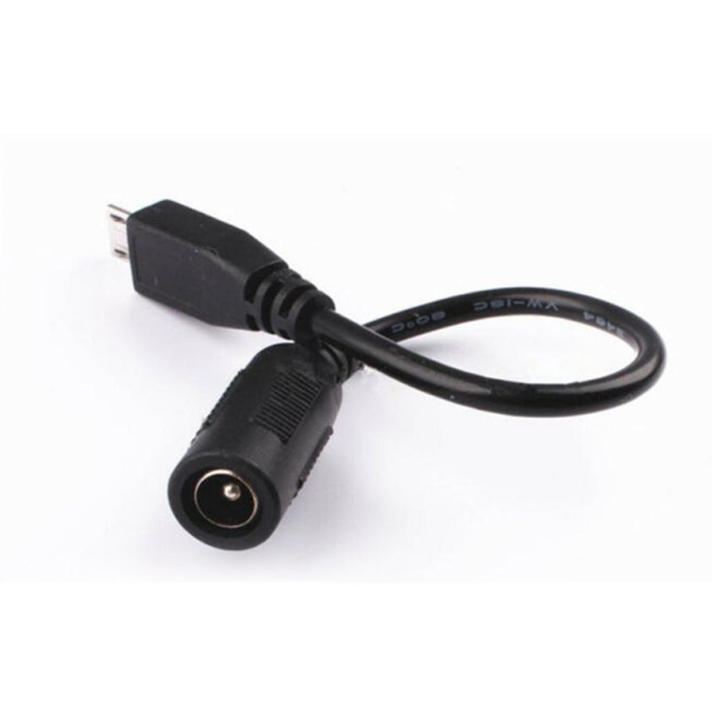 USB 2.0 Male Plug To 5.5x2.1mm Female Charger Charging DC