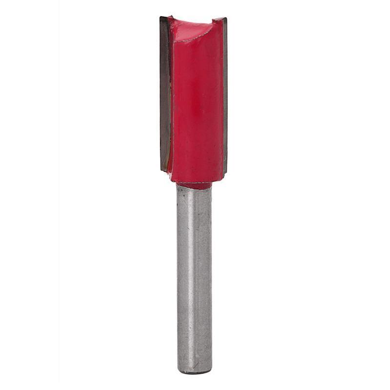 1/4 "Shank 1/2" Blade Woodworking Double Flutes Straight Router Bit Cutter New