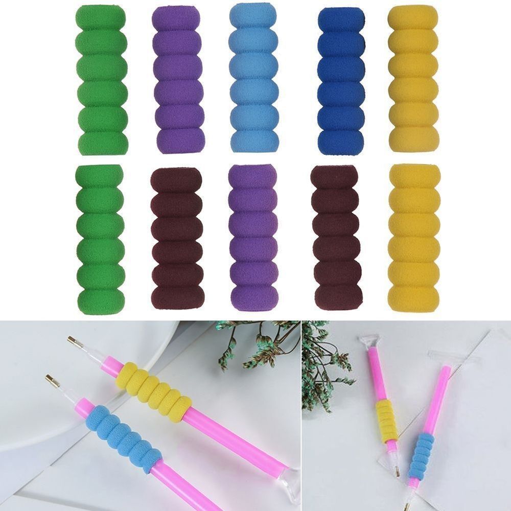Accessory Cross Stitch Tool Diamond Painting Pen Sponge Holder Anti-slip Sleeve