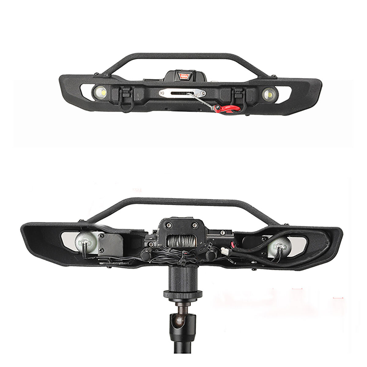 Front Bumper Light for 1:10 RC Crawler Axial SCX10 JEEP Trx-4 BRONCO Accessories