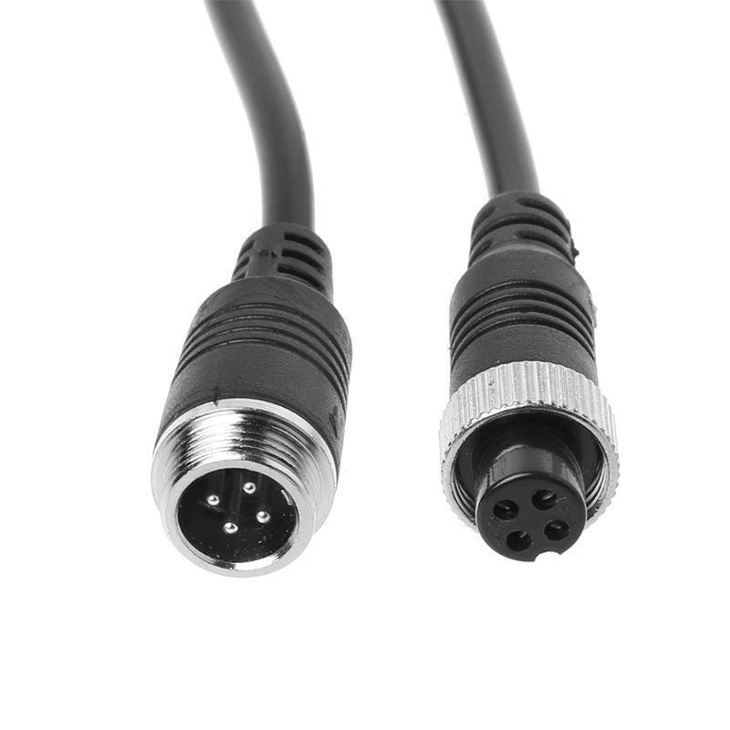 Car Bus Monitoring Video Extension Cable Camera 4 Pin Male to Female Interface
