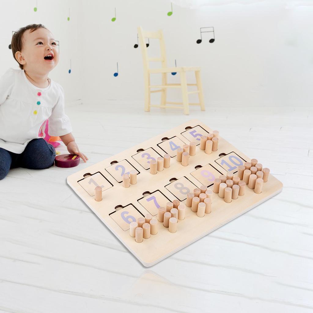 Montessori Educational Mathematics  Number Counting Board Festival