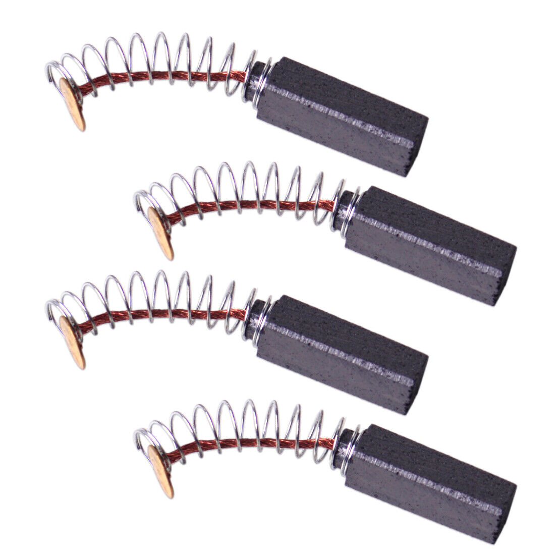 8pcs 6x6x20mm Universal Carbon Brushes Replace Generic Electric Drill Motor Li