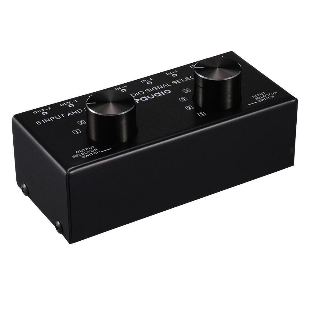 Port Input 6 Output Video  AV   Switch Switcher Selector Box
