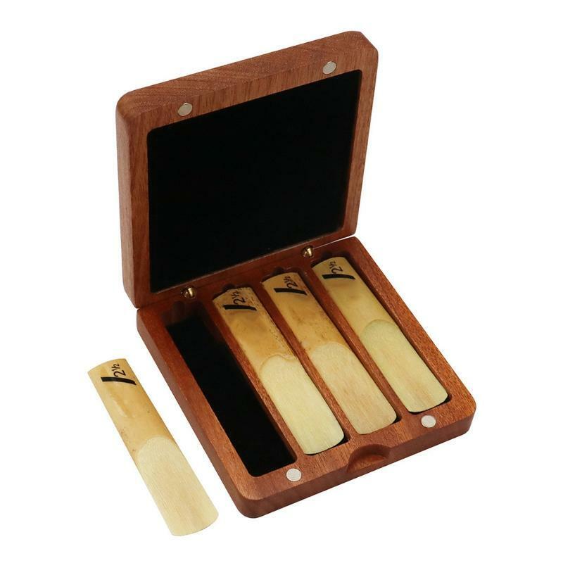 Travel Saxophone Reed Case,Laptop, Wood,Clarinet, Accessories, Storage Box