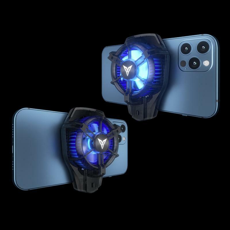 Phone Heat Radiator Rechargeable Cooling Fan Gaming Phone Cooler for Players
