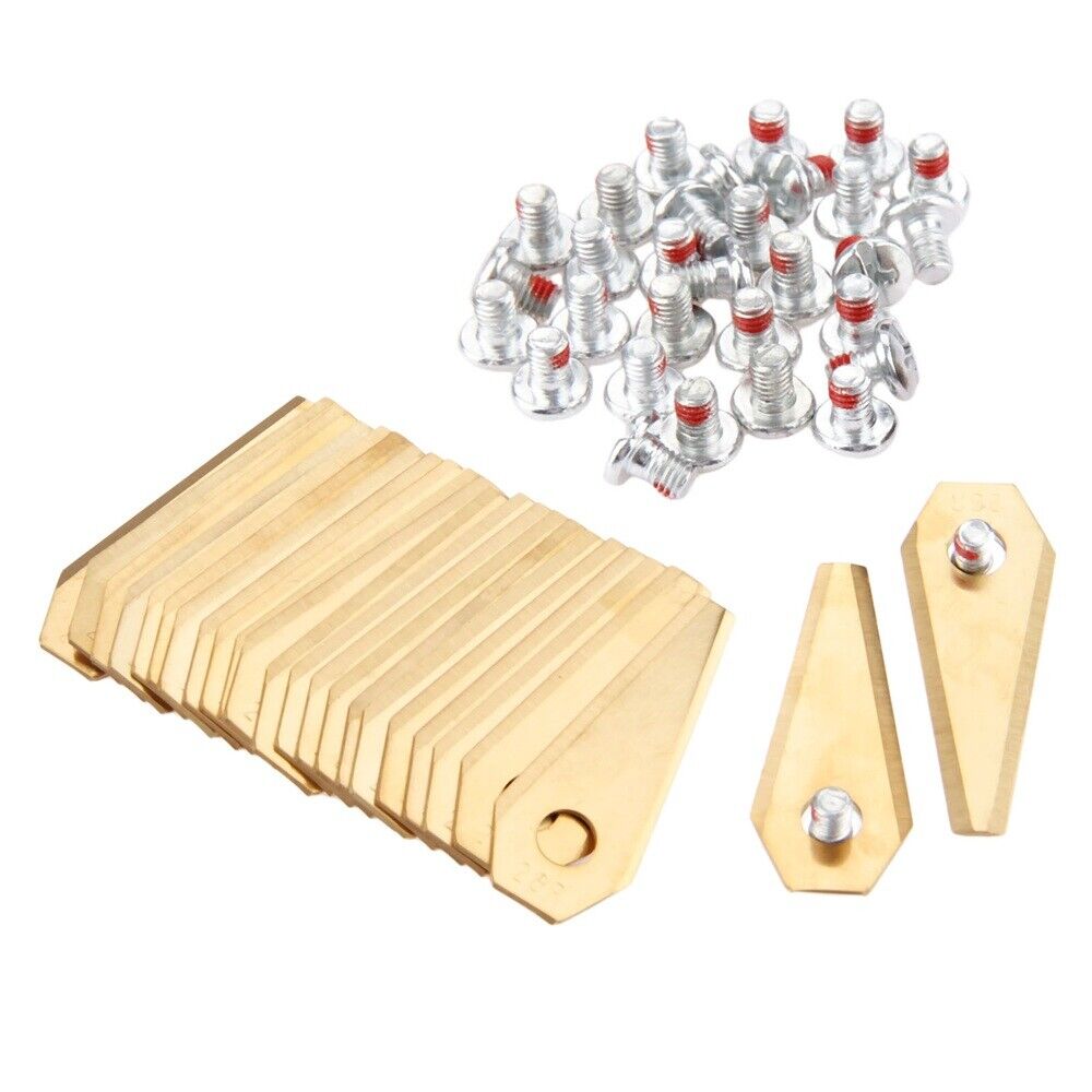Lawnmower Titanium Coated Cutting Blade For Robotic Bosch Indego Replacement 30X