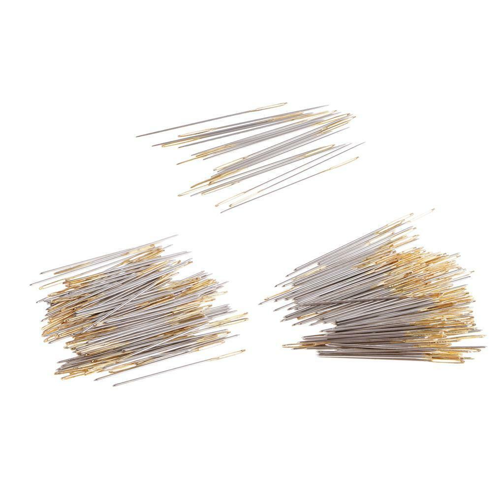 220x Large-eye Sewing Needles Sewing Cross-Stitch Needles Accs 26/26/28