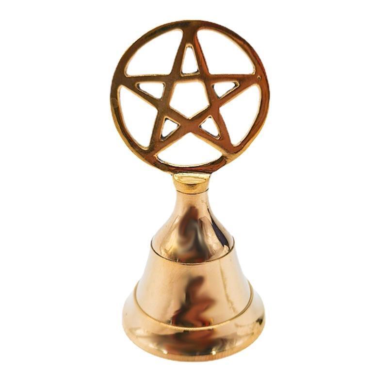 Five Angle Star Shake Bell Supplies Metal Shaking Bell Ornament Mini Ritual Bell