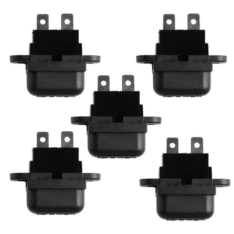 5 Pcs Auto Waterproof Standard Fuse Holder 2 Pin Universal Relay Block Box