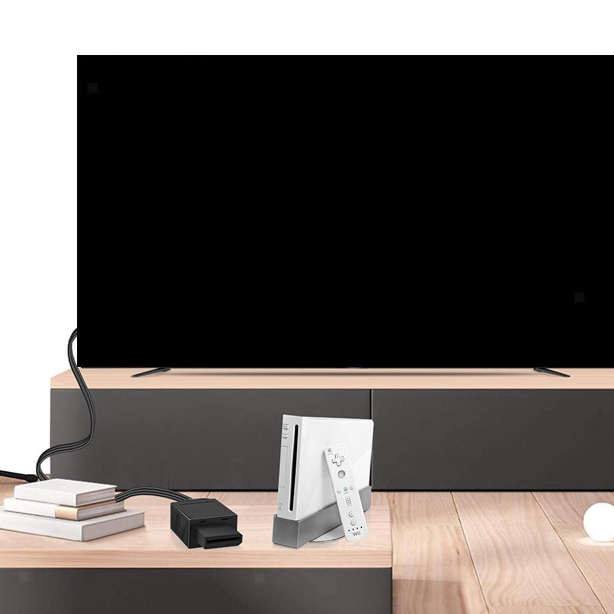 1080P Wii to HDMI Converter Cable, Output Video&Audio Plug and Play HDMI Video
