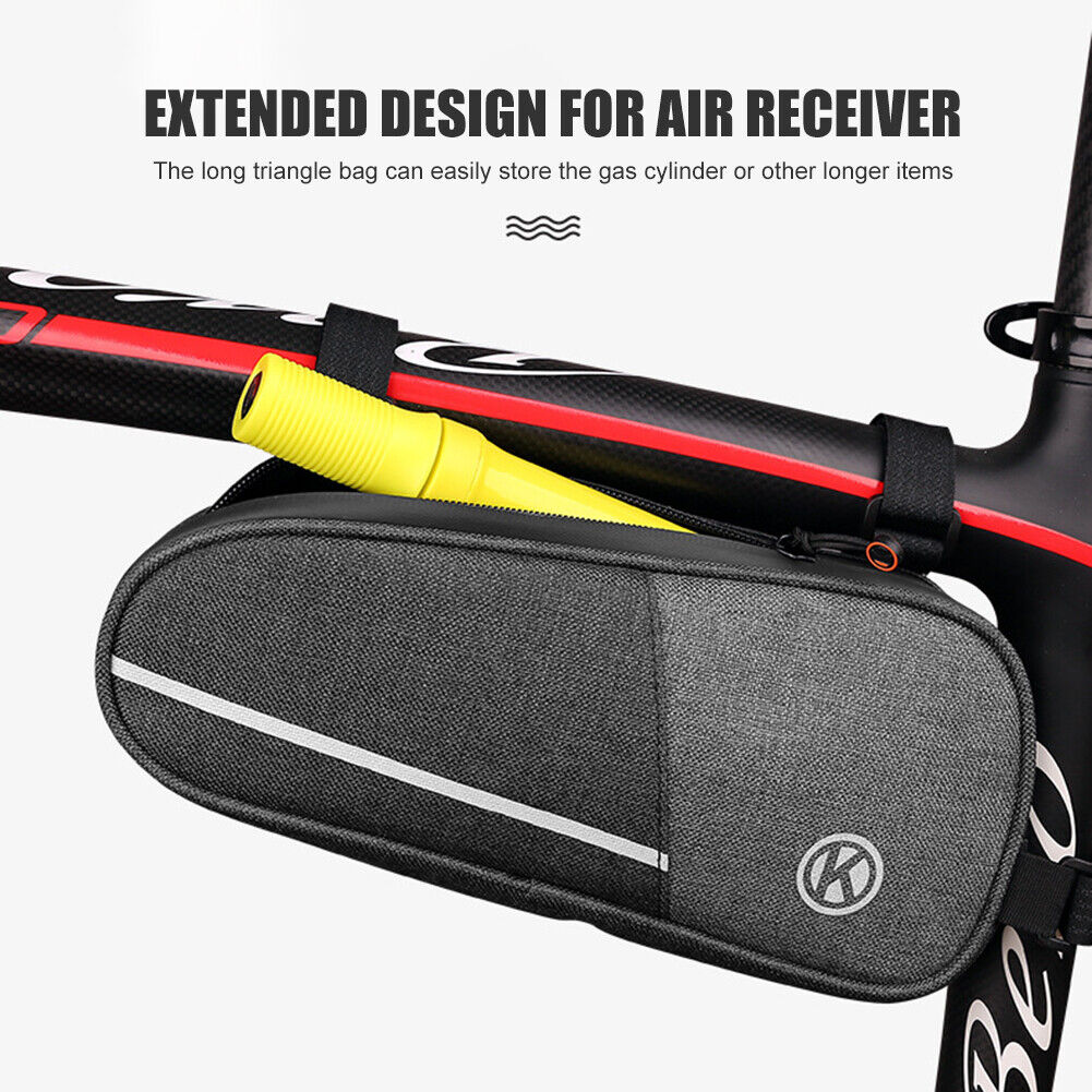 Bicycle Front Tube Bags Big Capacity MTB Bike Frame Pouch Cycling Pannier