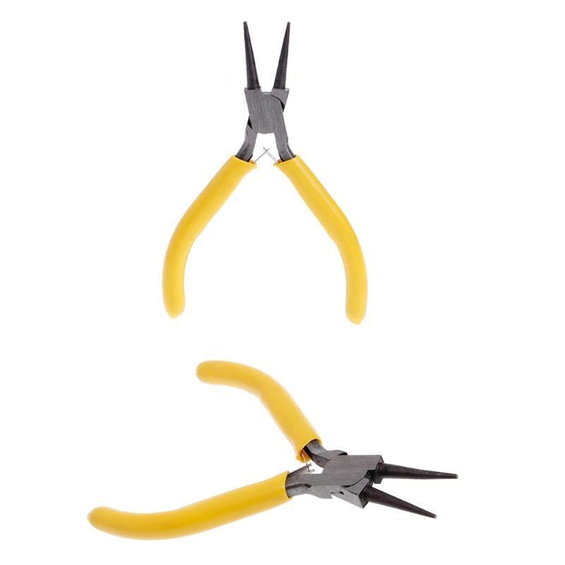5Pc/Set Mini Jewelry Pliers Precision Jewelry Carbon Steel Handmade Repair Tool