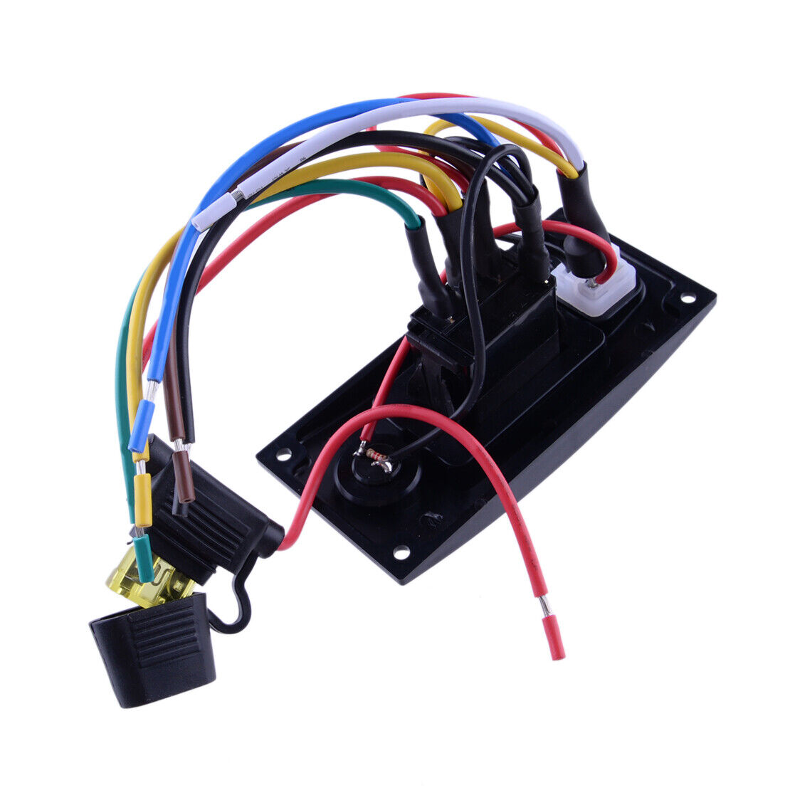 3-Way Bilge Pump Switch Panel Auto/Off/Manual & Circuit Breaker For Boat Marine
