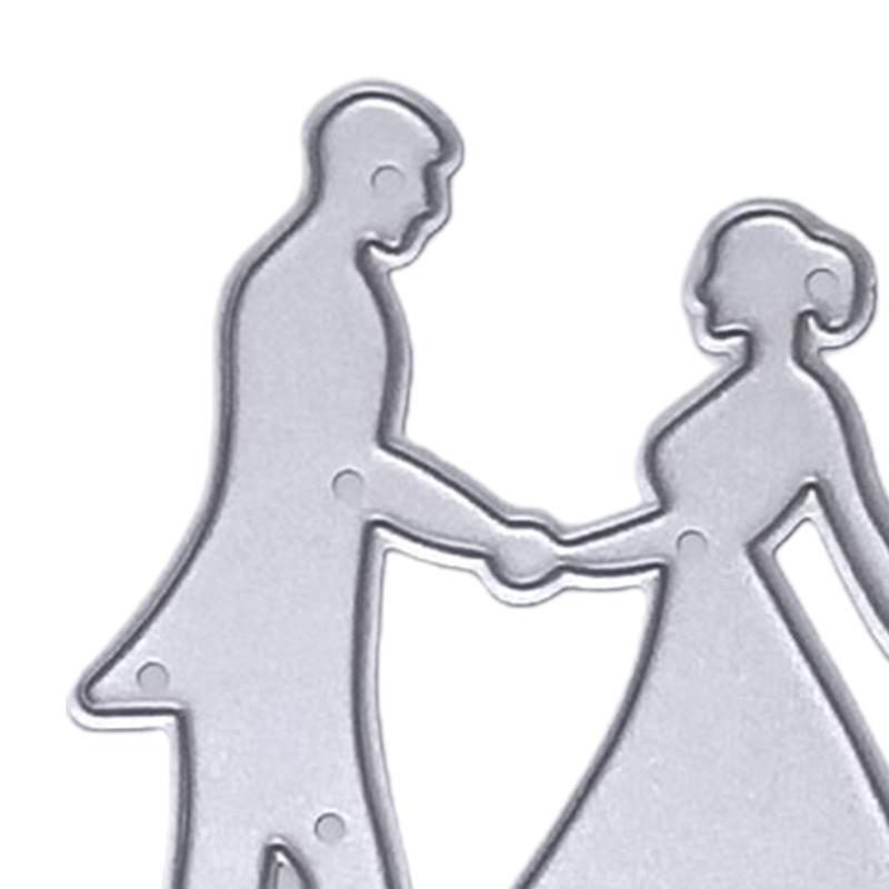 Lovers Metal Cutting Dies Stencil DIY Scrapbook Album Paper Card Template Mold