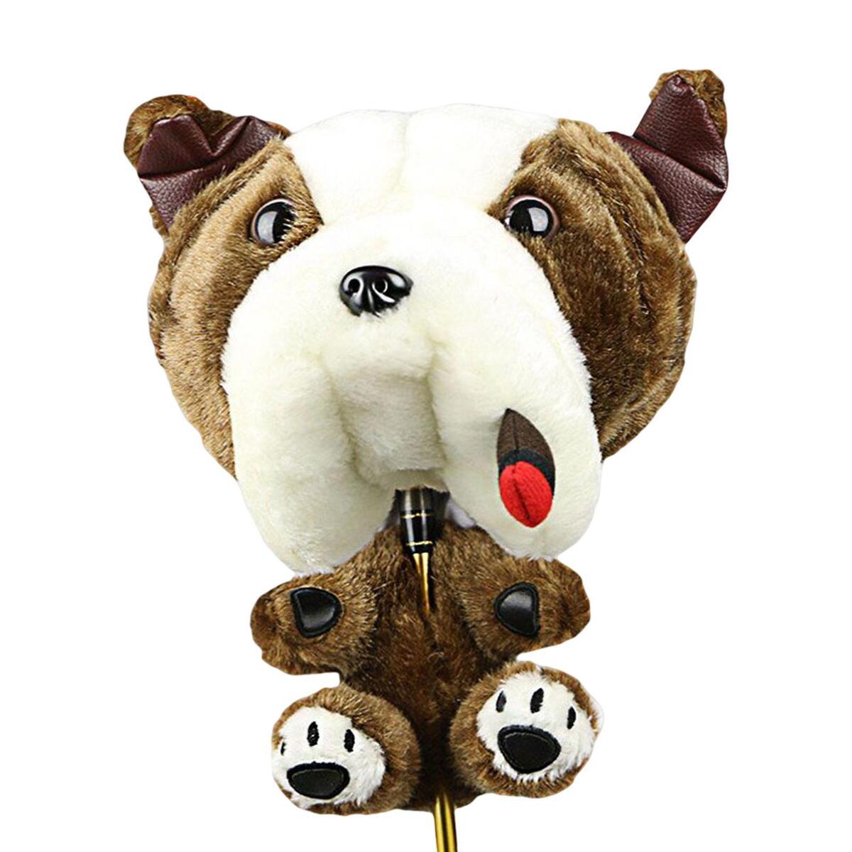 Dogs Golf Club Headcover Wood Head Covers for 460cc Driver Long Durable