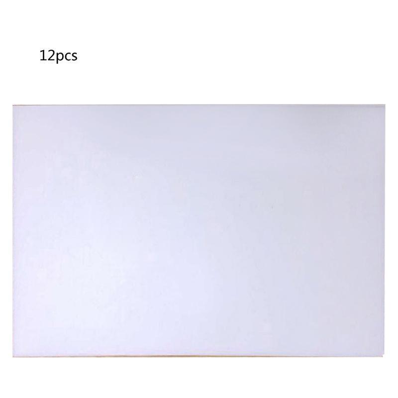 12Pcs Luminous Blank Heat Shrink Paper  Glow in the Dark Shrinks Dinks Art Craft