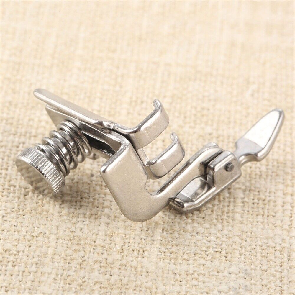 Adjustable Zipper Cording Presser Foot for All Low Shank Singer Brother Metal