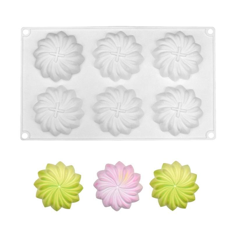 Flower Shape Jelly Molds Silicone Mould Cake Decorating Gadgets Fondant Moulds