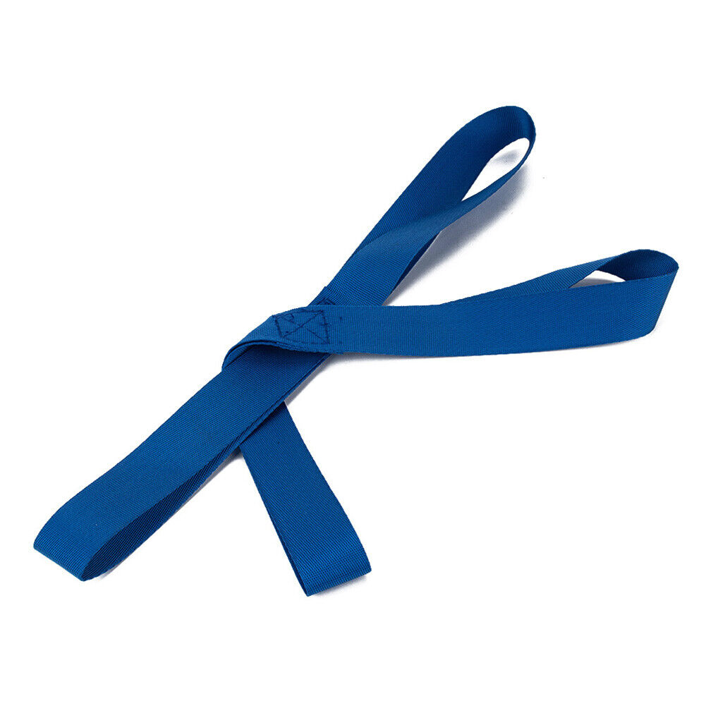 8pcs 13x1 inch Soft Loop Tie-Down Strap for Securing ATV Motorcycle (Blue)