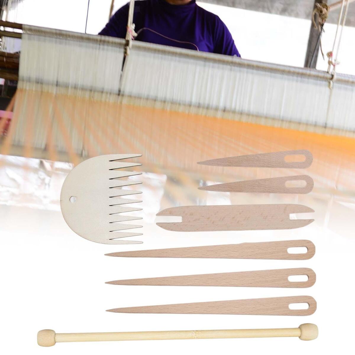 8Pcs Weaving Tools DIY Tool  Loom Stick  for Knitting Tapestry