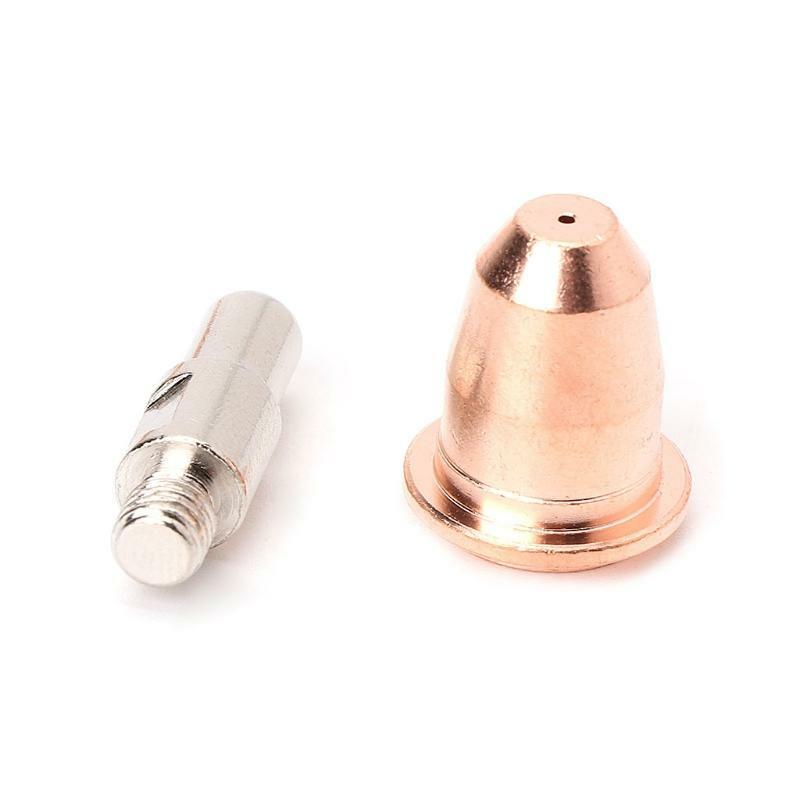 10Pcs/Set S45 Consumables Kit Electrode 0.8mm Nozzle Tip For Plasma Cutter Torch