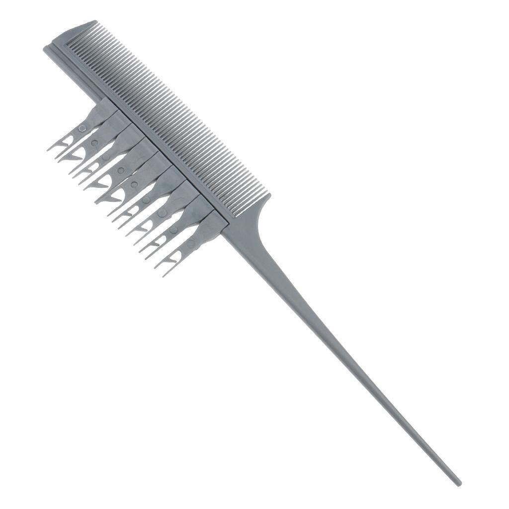2 Pieces Professional Sectioning Weave Highlighting Highlights Hair Combs