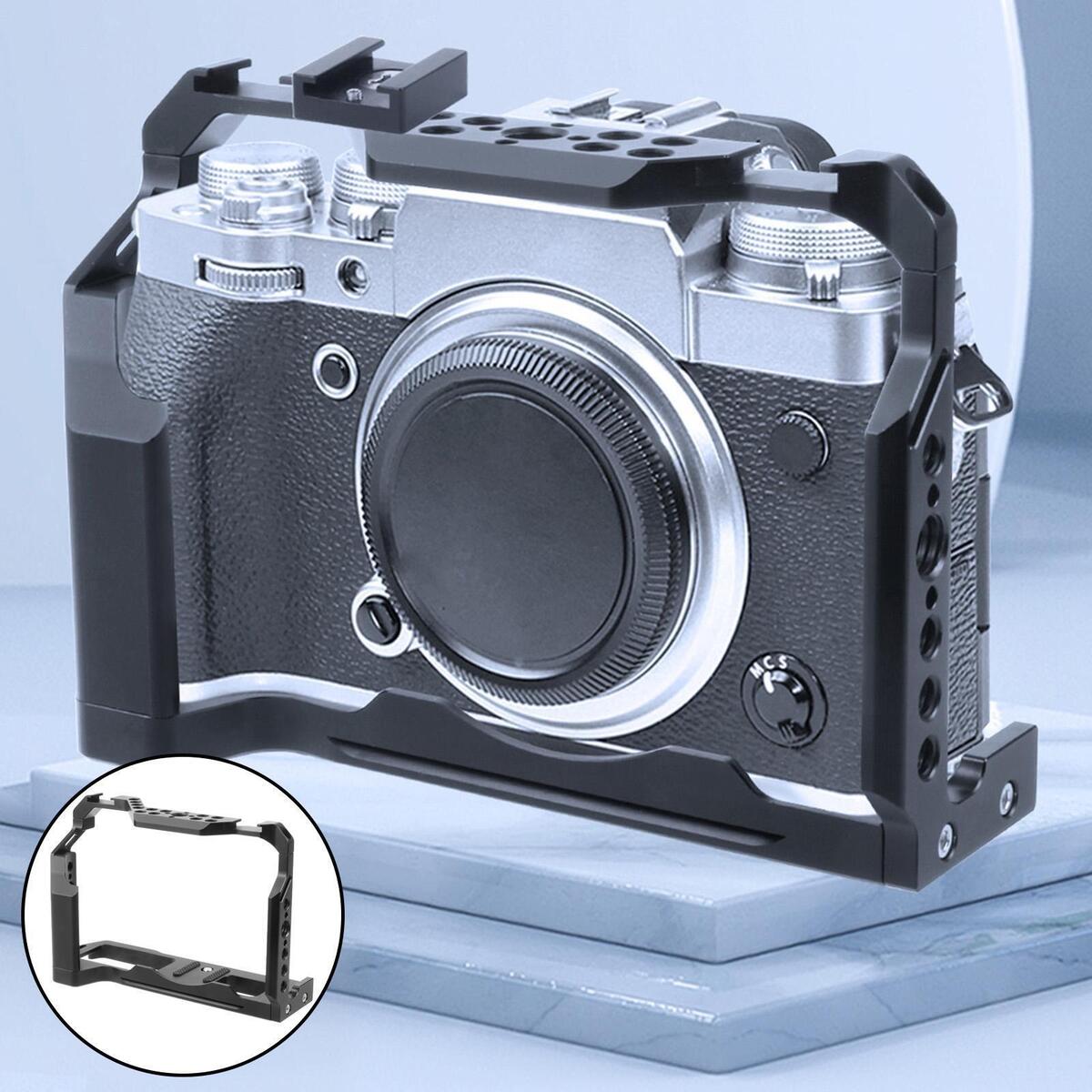 XT4 Cage Camera Protection Frame Tripod Expansion Platform Compatible for Fuji