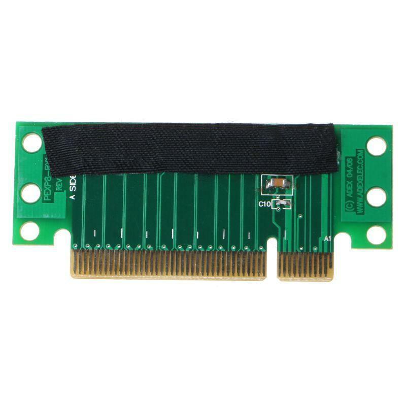 PCI Express 8X Riser Card 90 Degree Riser Adapter Card for 1U/2U Computer Kit