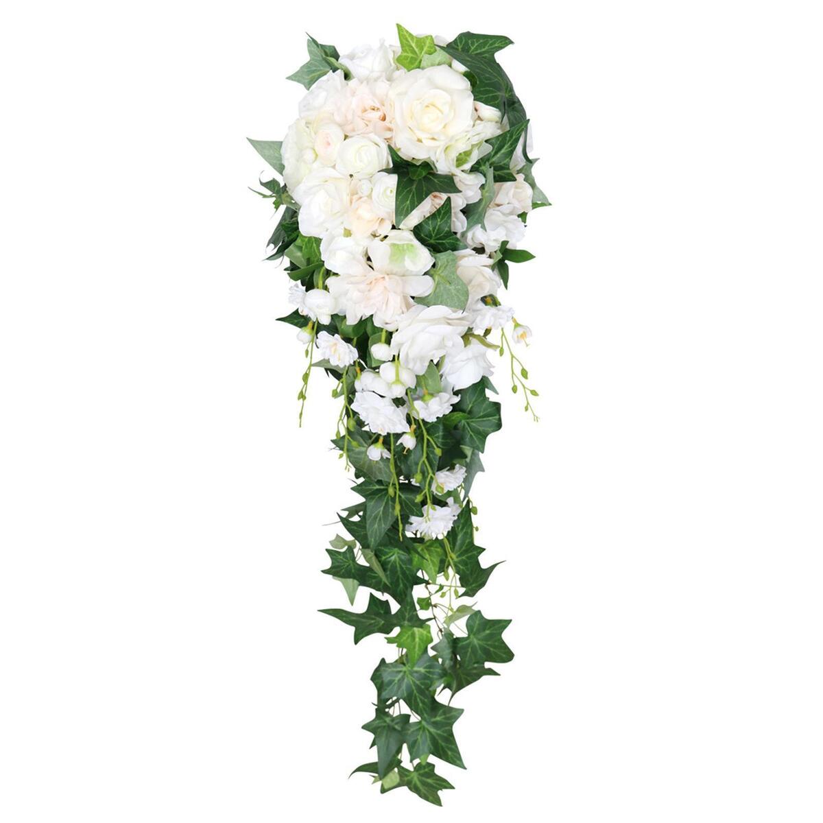 Wedding Bouquets Waterfall Flowers Handmade for Anniversary Bridal Shower