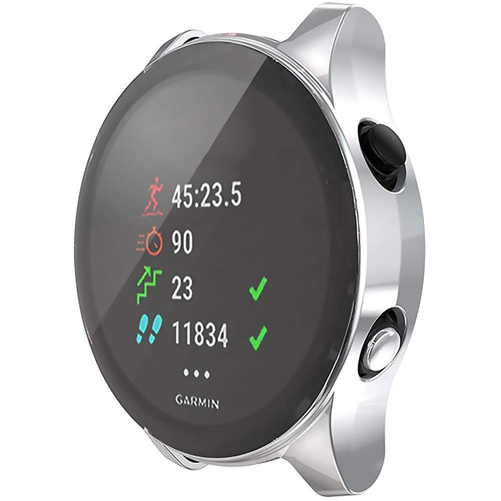 All-Around Plating Protective Cover for Garmin Forerunner 935 945 (Sliver)