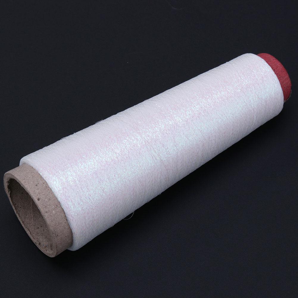 Glitter Stitch Yarn Sewing Thread Woven Embroidery Knitting Silk Line(White
