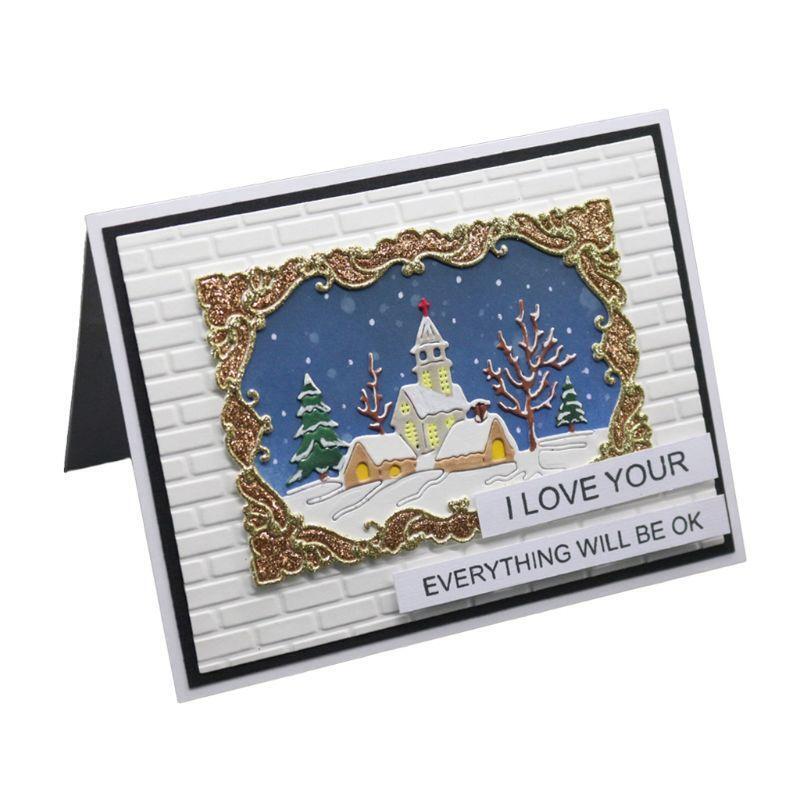 Christmas Winter Metal Cutting Dies Stencil DIY Scrapbooking Album Stamp Paper