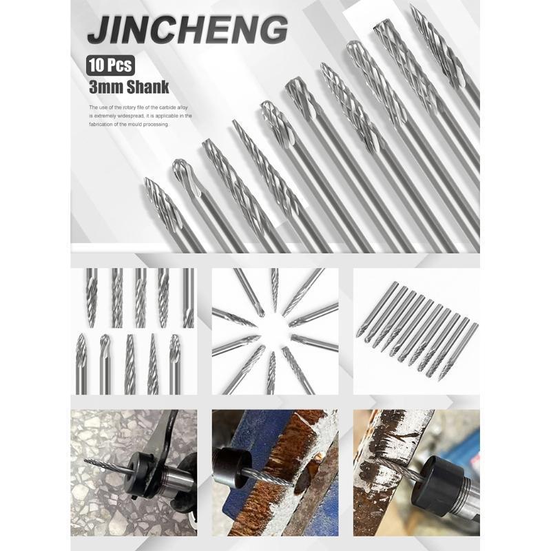 Double Cut Rotary Tool Metal Drawing Milling Cutter Engraving Abrasive Tools