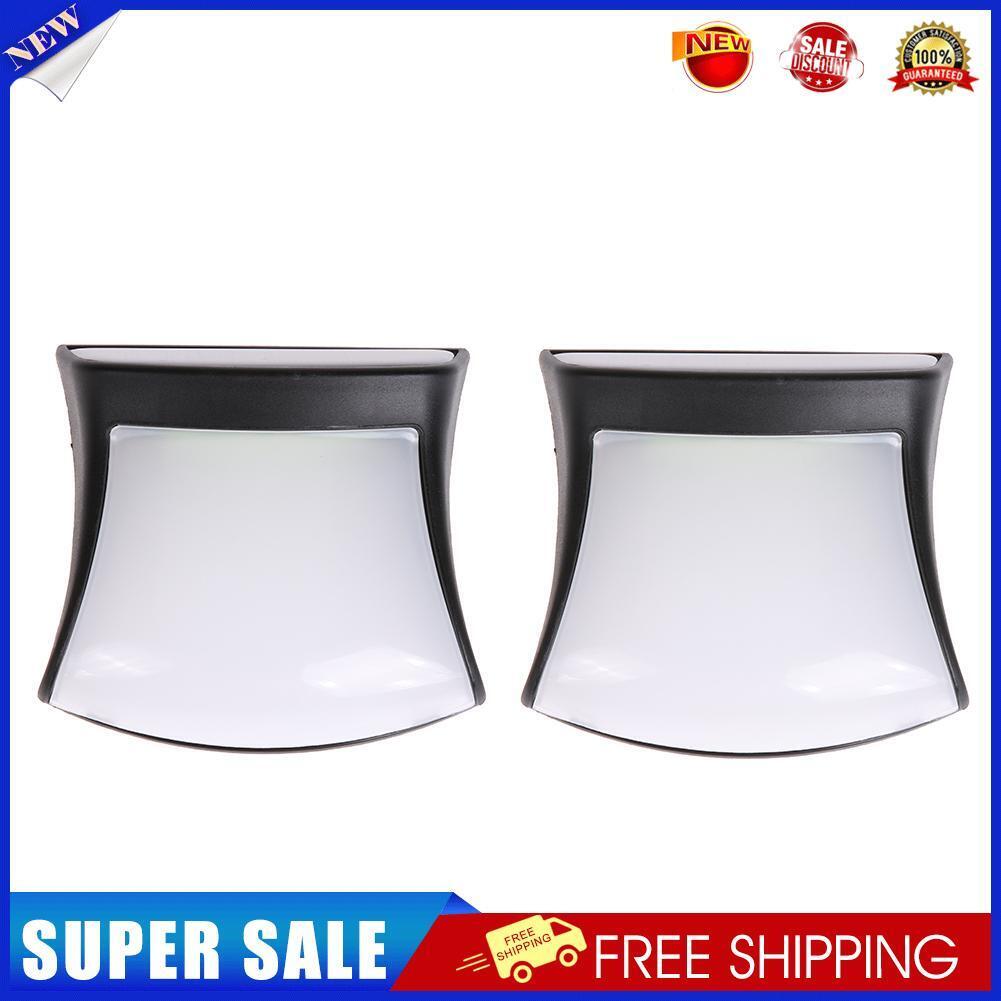 2pcs LED Waterproof Solar Light Wall Lamps Household Garden Decorative