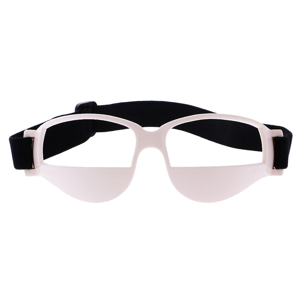 10-Piece Anti Down Basketball Glasses Sports Eyewear Training Supplies White