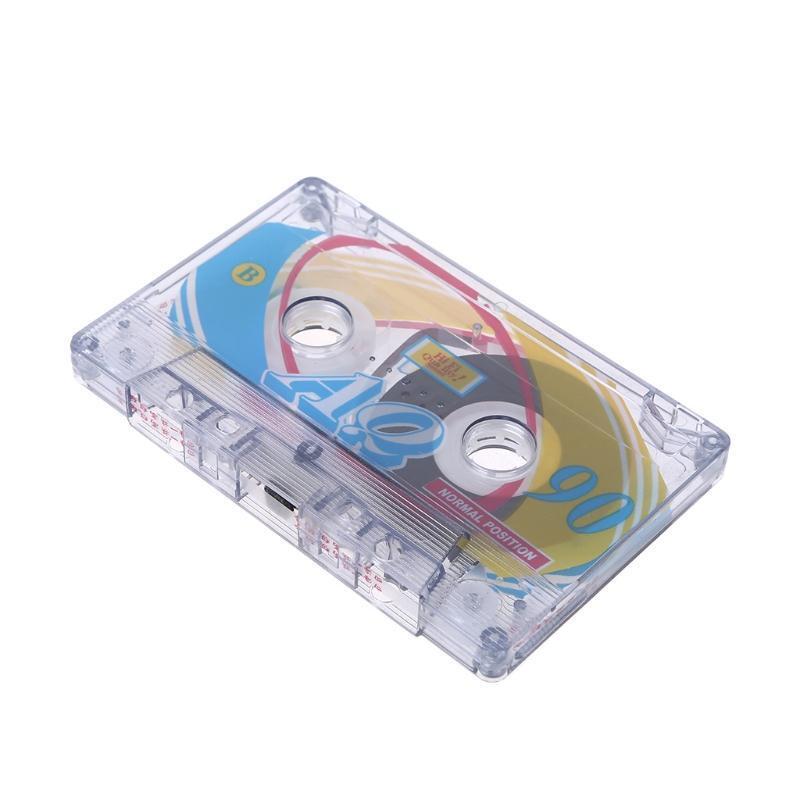 Plastic Magnetic Audio Tape 2Pcs Cassette Blank Tape 90 Minutes Recording