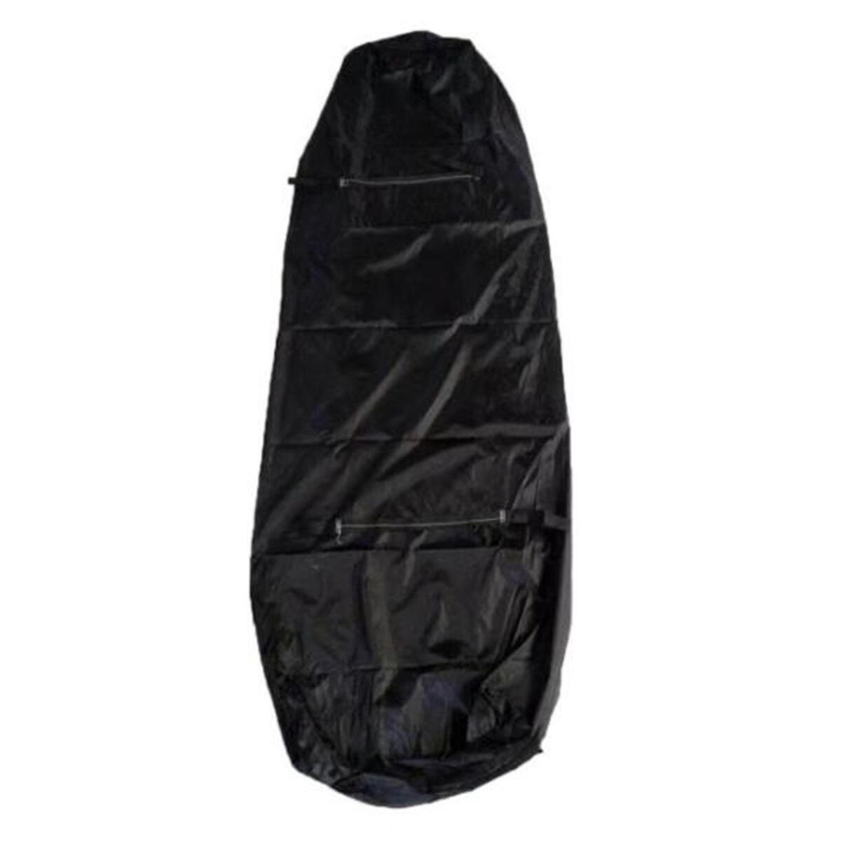 Body Bag Stretcher Black Waterproof Cadaver Pouch for Sleeping Camping