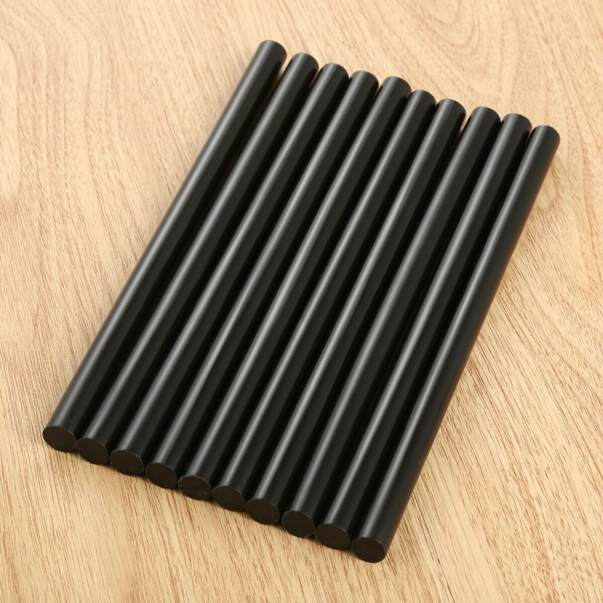 10Pcs Hot Melt Glue Gun Sticks EVA Glitter Powder Black Repair Craft 11mm*200mm