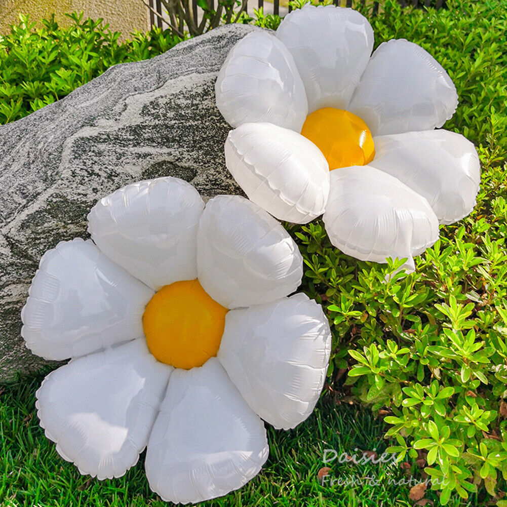 INS Daisy Aluminum Film Balloon Sun Flower Birthday Photo Prop (Big Daisy)