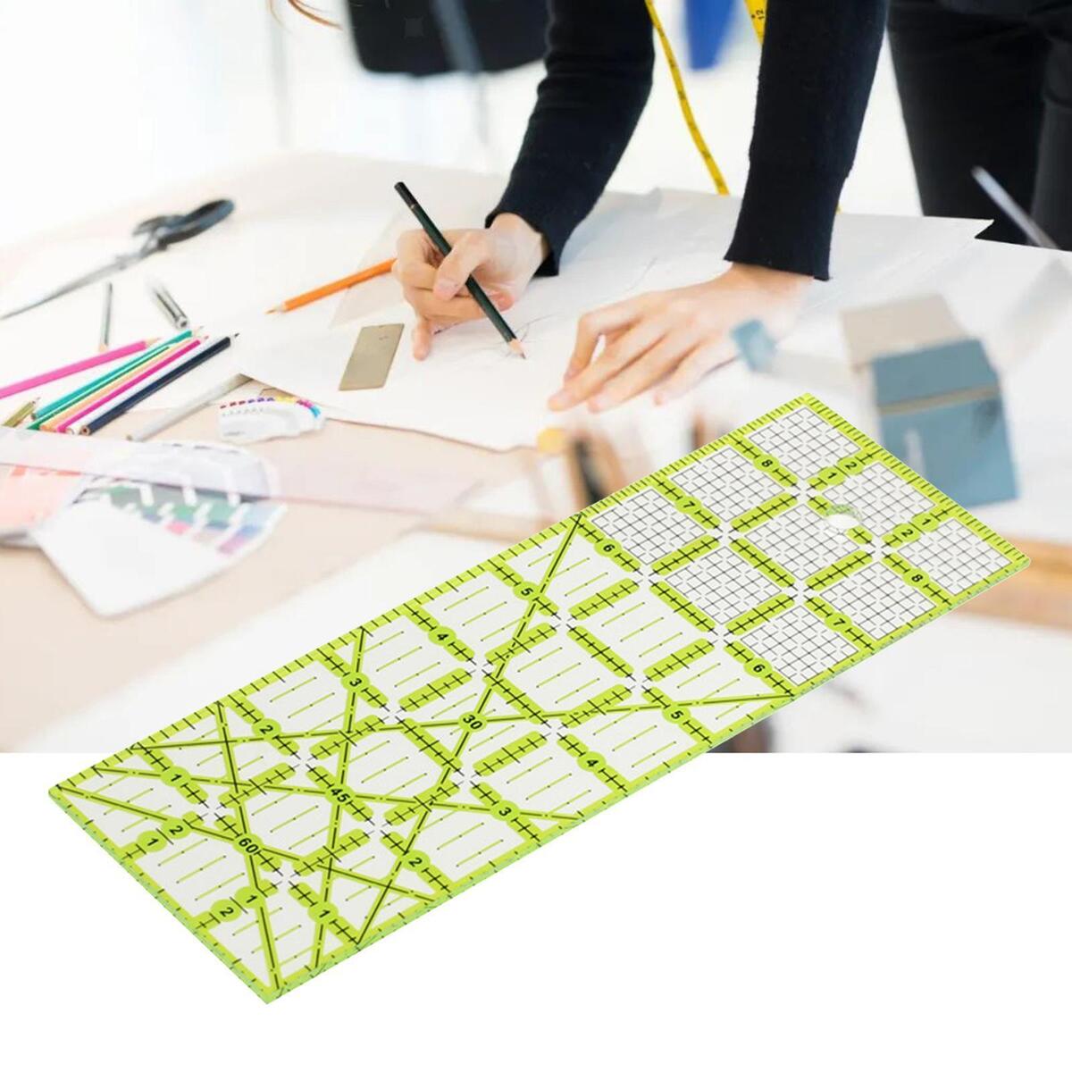 Ruler Corner Cgrccc Creative Acrylic Quilting Ruler  Curved Corner