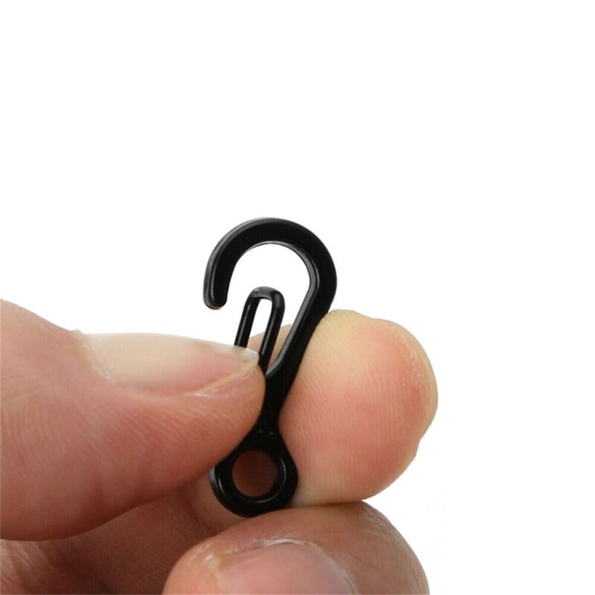 10X Mini Carabiner Zinc Alloy Key Buckle Keychain Snap Spring Clip Hook Tool DIY