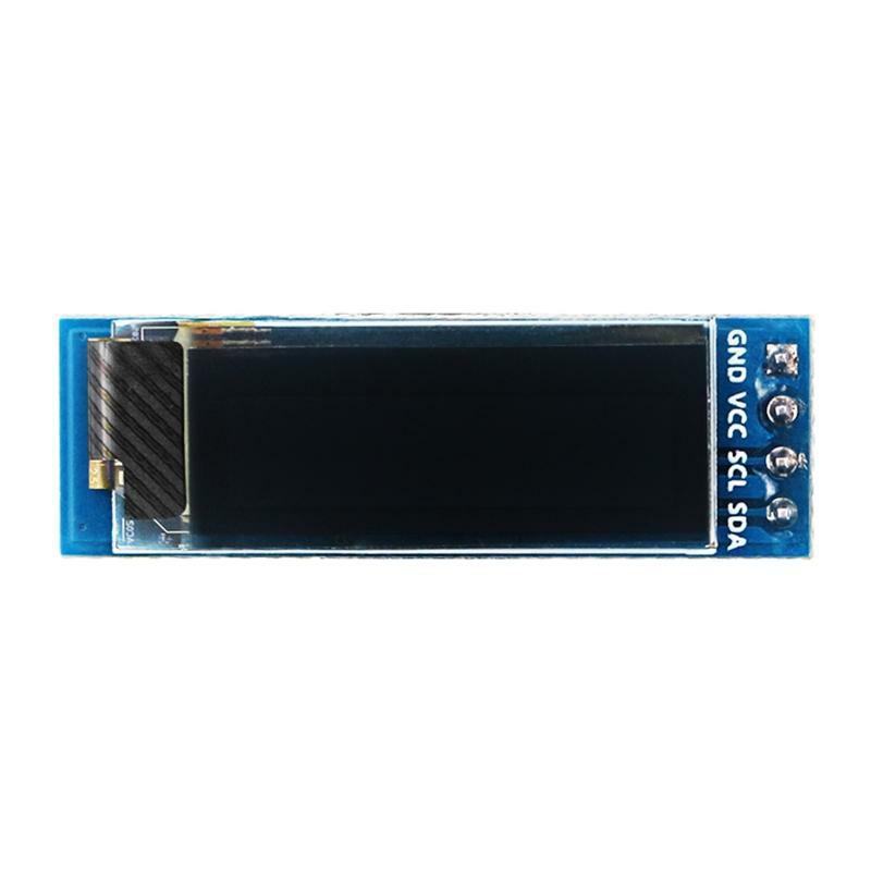 0.91 inch I2C IIC 12832 128x32 Pixel OLED LCD Display Board Module White Blue