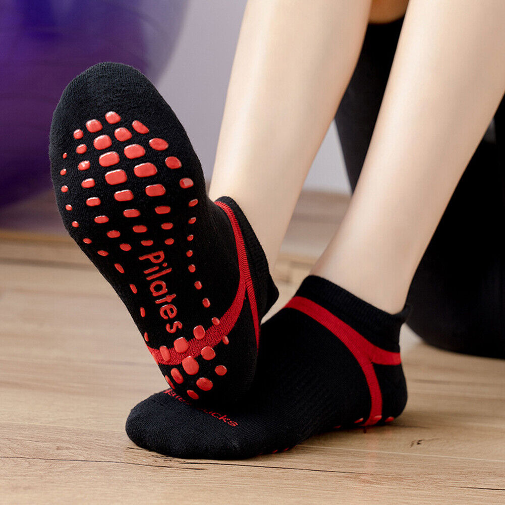 2pcs Breathable Anti-Slip Elastic Yoga Socks Lady Girl Dancing Fitness Sock