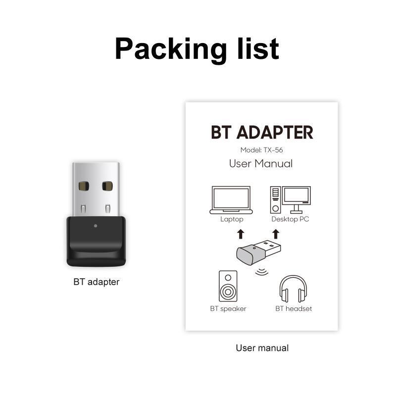 2 In 1 Transmitter Receiver BT5.0-compatible USB Power Audio Phone Call Adapter