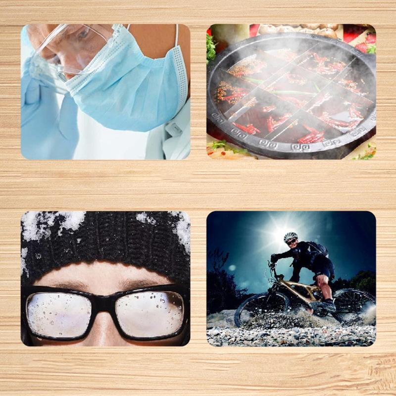 50PCS Disposable Glasses Wipe Len Cleaning Wipe Lens Wipe Pre-moistened Anti Fog