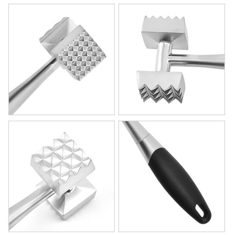Meat Mallet Meat Pounder Meat Hammer Zinc Alloy Meat Tenderiser Steak Hammers