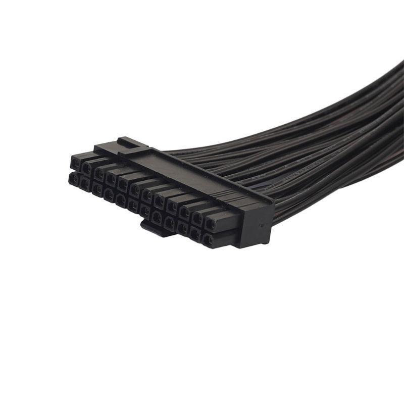 20+4 Pin Chassis Power Start line Three PSU Extension Cable (L 1ft/30cm)